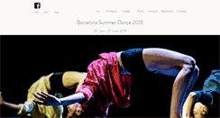 Desktop Screenshot of barcelonasummerdance.org